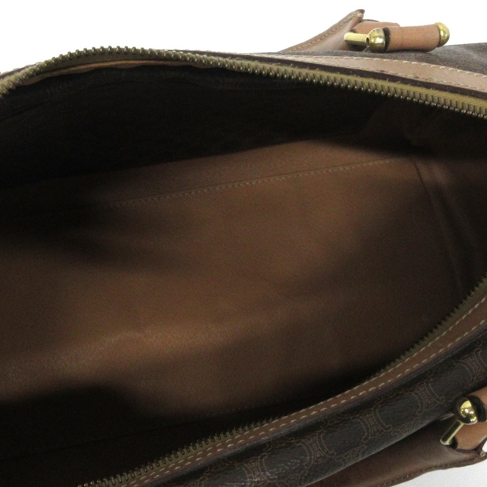 Celine Macadam Pattern Handbag Brown - image 7